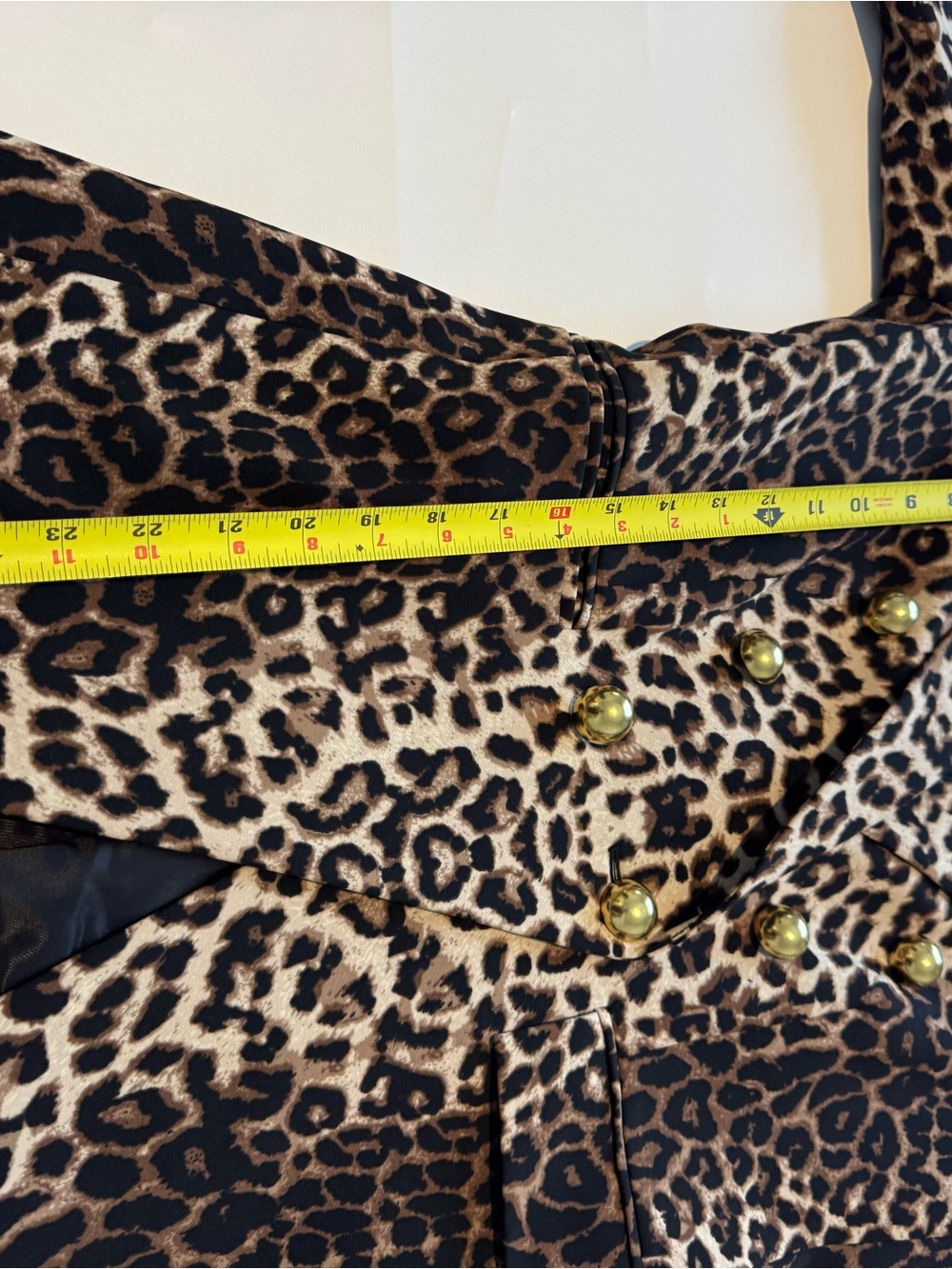 Veronica Beard Leopard-Print Double-Breasted Blazer in Brown - Picture 5 of 8